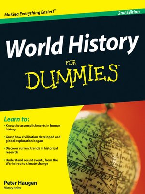 cover image of World History For Dummies